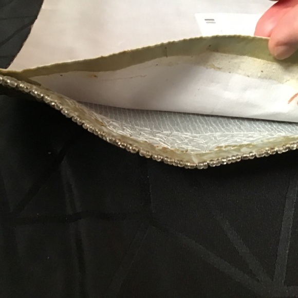 Home 15 inch square Beaded and Sequined Chargers, set of 2 - Picture 10 of 11